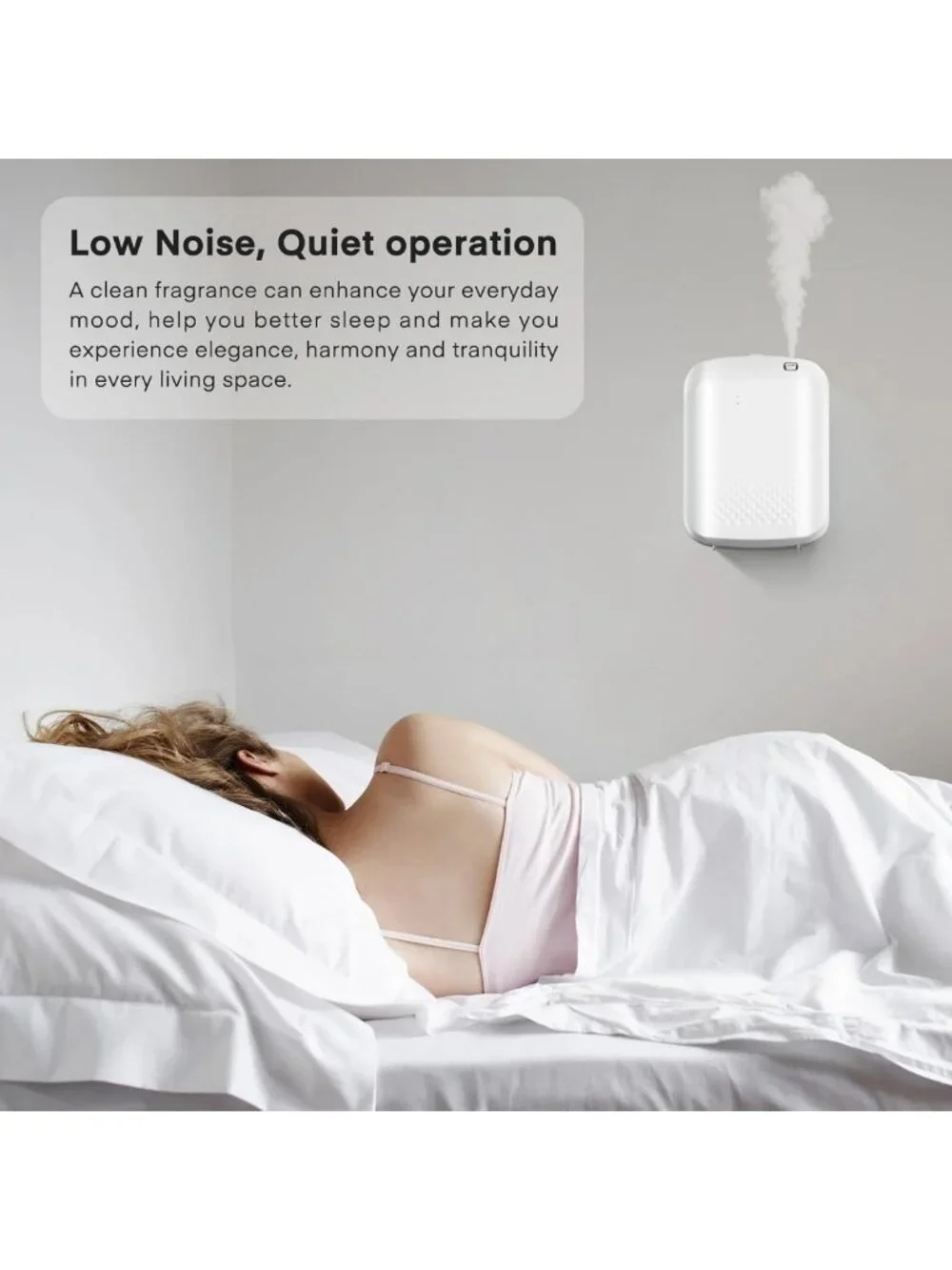 Waterless Aroma Diffuser with Smart Cold Air Tech, 400ML, 1500 Sq Ft Coverage